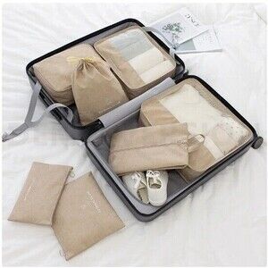 7 PCS Packing Cubes for Carry on Luggage - Travel Luggage Packing Organizers